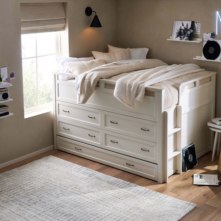 Pottery barn full bed with trundle discount