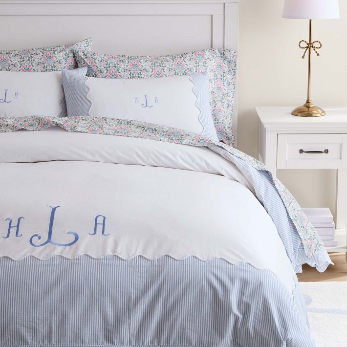 Bea Scallop Border Duvet Cover