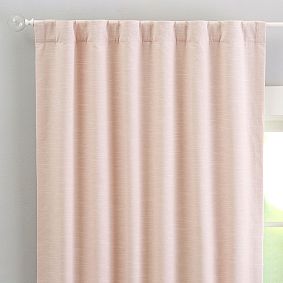 Evelyn Solid Blackout Drape, 44"W x 96"L, Blush