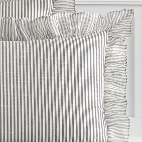 Emily &amp; Meritt Ruffle Stripe Duvet Cover