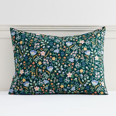 Rifle Paper Co. Bramble Fields Standard Sham, Green