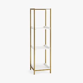 Blaire Bookshelf, Laquered Simply White