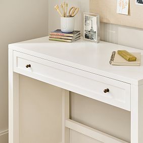 Stack Me Up Writing Desk &amp; Bookcase with Cubbies Set (100&quot;)