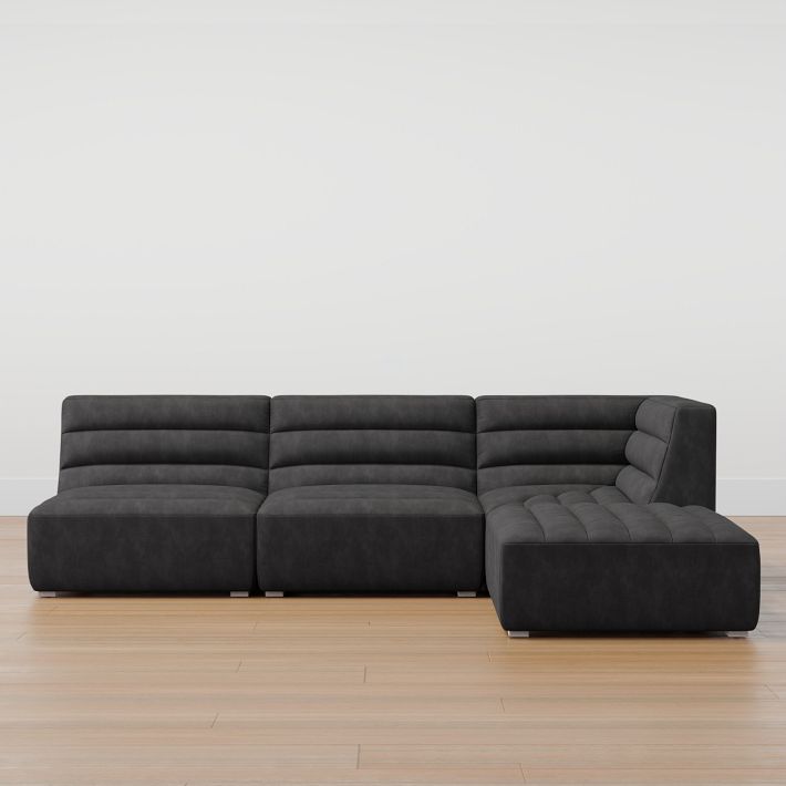 Hudson Lounge L-Shaped Sectional Set (96&quot;)