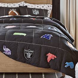 Pottery Barn Teen x NFL Brights Logo Sheet Set on sale Twin Twin XL NEW