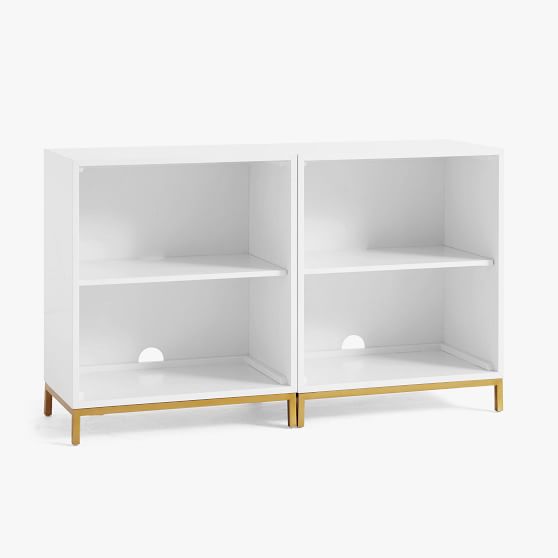 Blaire 2-Shelf Low Bookcase, Set of 2 (50")