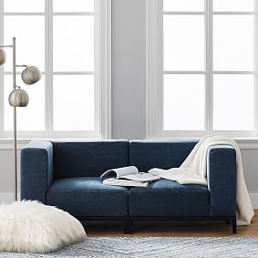 Wrangler&#174; Denim Cushy Lounge Loveseat Set