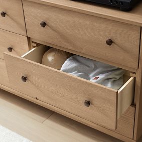 Keaton 6-Drawer Wide Dresser (56w x 19d&quot;)