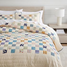 HTF/Pottery online Barn Handcrafted Quilt