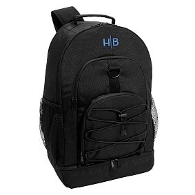 Gear-Up Black Solid  Backpack