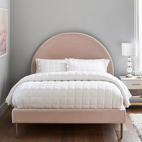 Luna Upholstered Platform Bed