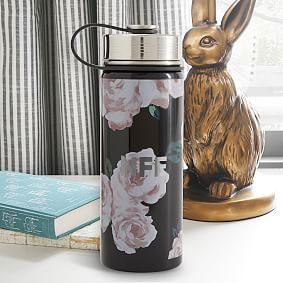 Emily &amp; Meritt Bed Of Roses Slim Water Bottle