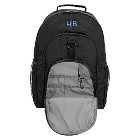 Gear-Up Black Solid  Backpack