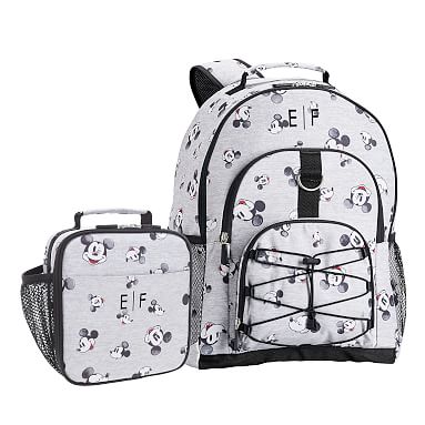 Gear Up Disney Mickey Mouse Backpack Classic Lunch Box Bundle Set of 2 Pottery Barn Teen