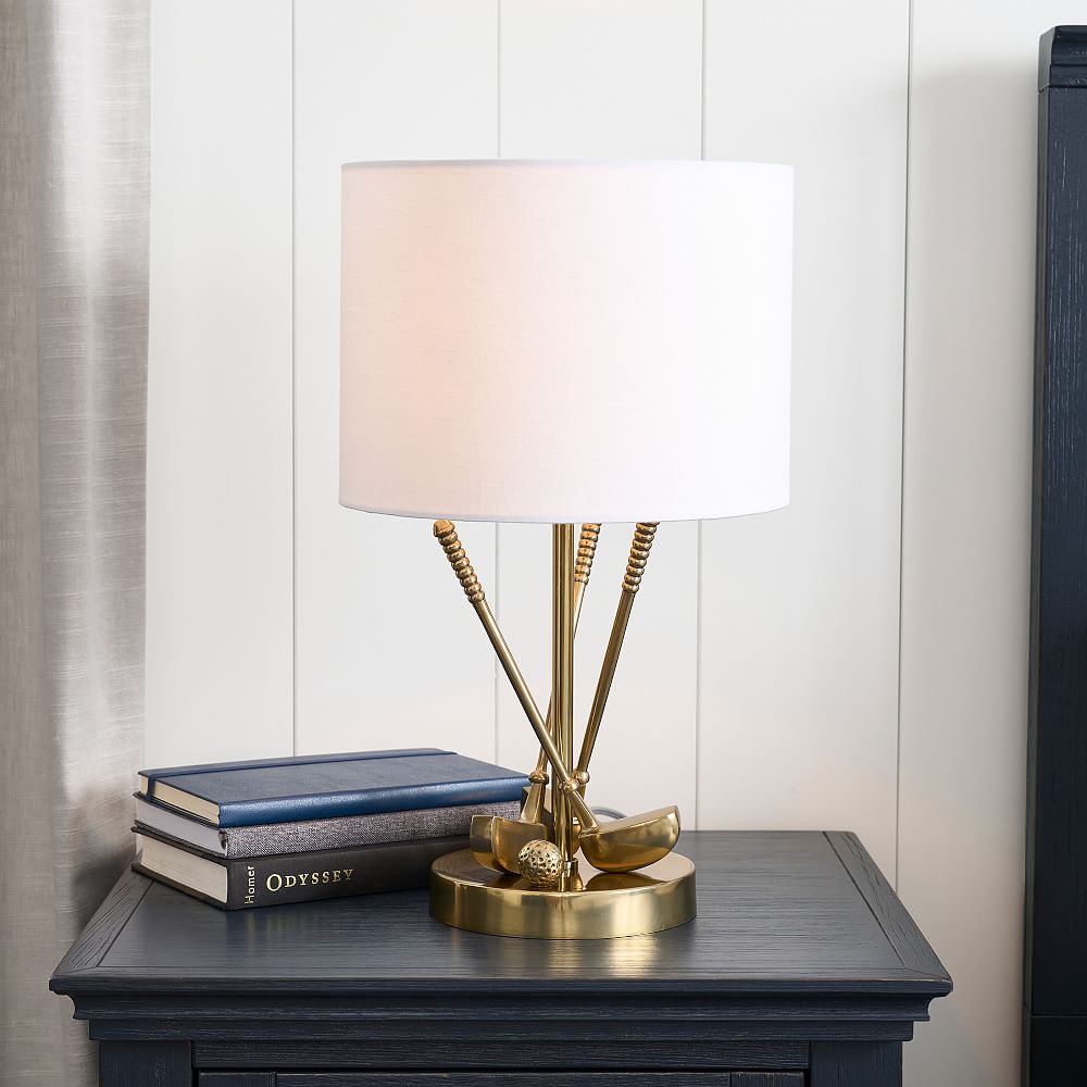 Gold Golf Table Lamp