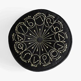 Harry Potter&#8482; Velvet Round Spells Pillow