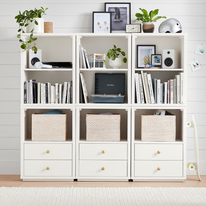 Keaton Wall Bookcase with Drawers (66&quot;)