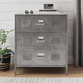 Locker 3 Drawer Dresser Industrial Style Storage Pottery Barn Teen