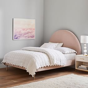 Luna Upholstered Platform Bed