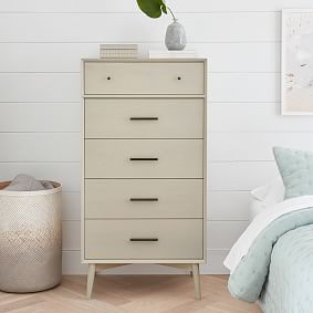 west elm x pbt Mid-Century Tall Chest of Drawers (27w x 18d&quot;)