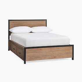 Kearny Storage Bed, Double, Smoked Taupe