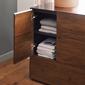 Ezra 5-Drawer Wide Dresser (56w x 19d&quot;)