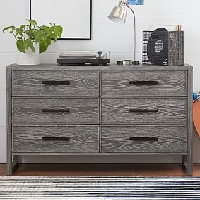 Brighton 6-Drawer Wide Dresser (50w x 19d&quot;)