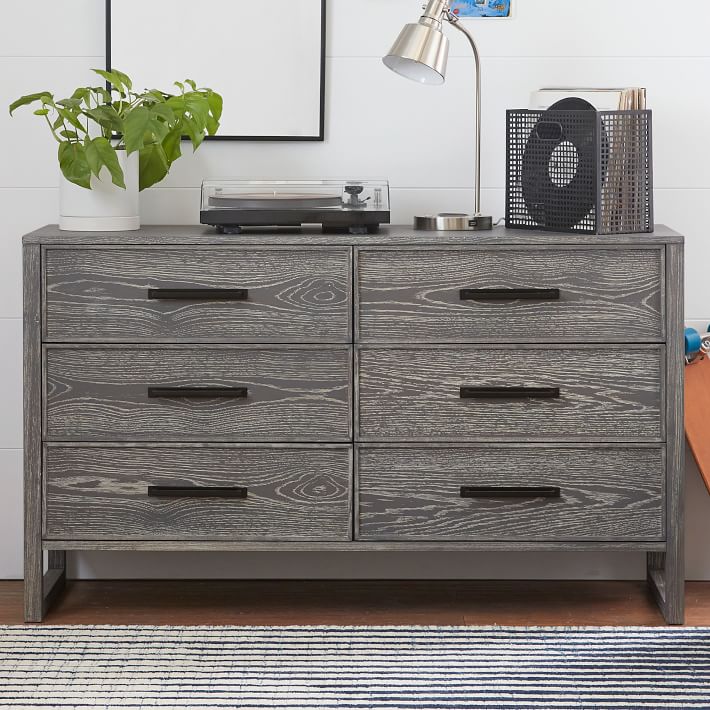 Brighton 6-Drawer Wide Dresser (50w x 19d&quot;)