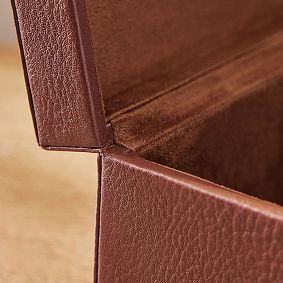 Elliot Leather Storage Box