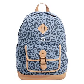 Northfield Blue Leopard Recycled Backpack