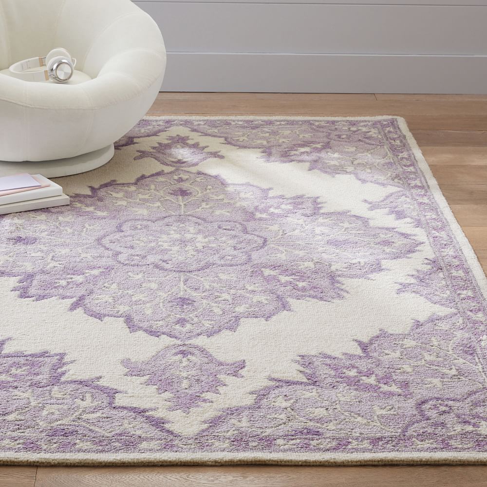 Sophie Wool Rug - Dusty Iris