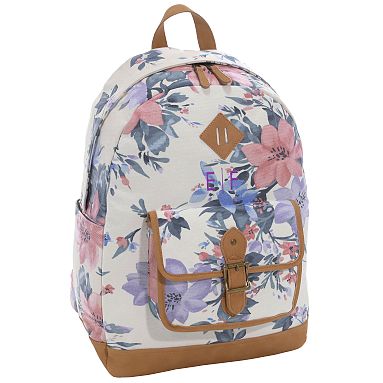 Northfield White Full Bloom Recycled Backpack, Large