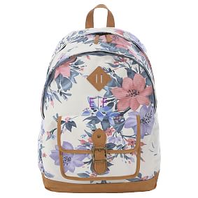 Northfield White Full Bloom Recycled Backpacks