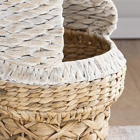 Woven Ice Cream Trash Can