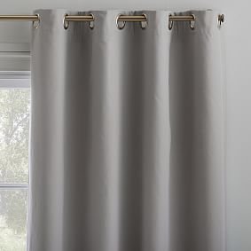 Quincy Cotton Canvas Blackout Grommet Curtain