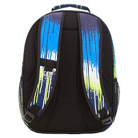 Gear-Up Drip Painting Blue Glow-in-the-Dark  Backpack