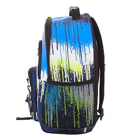 Gear-Up Drip Painting Blue Glow-in-the-Dark  Backpack