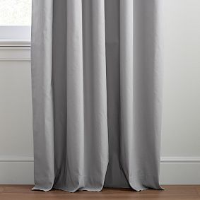 Quincy Cotton Canvas Blackout Grommet Curtain