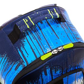 Gear-Up Drip Painting Blue Glow-in-the-Dark  Backpack