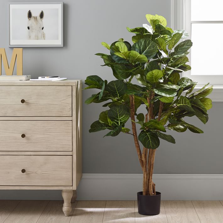 Faux Potted Fiddle Leaf Fig Tree