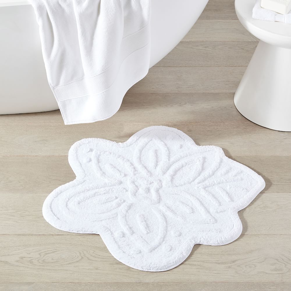 Floral Shaped Bath Mat