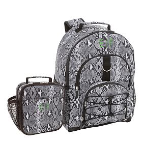 Gear-Up Snake Skin  Backpack &amp; Classic Lunch Box Bundle, Set of 2
