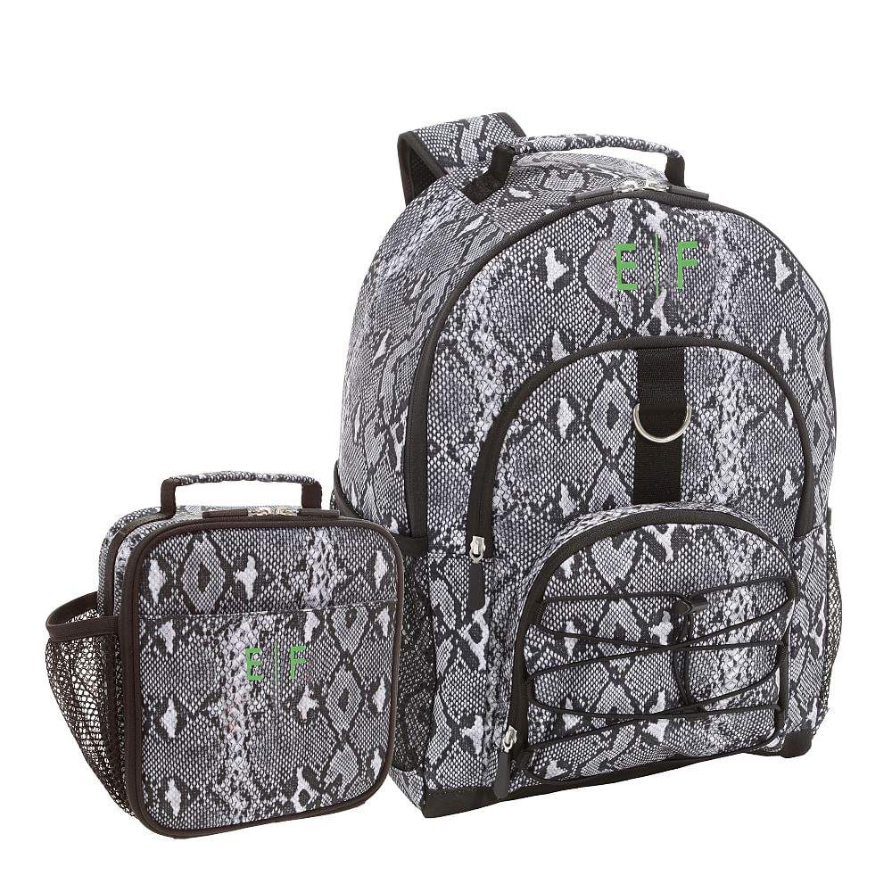 Gear-Up Snake Skin  Backpack &amp; Classic Lunch Box Bundle, Set of 2