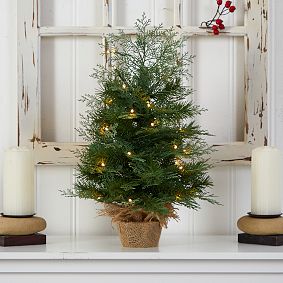 Christmas Tree with Burlap Base (2 Ft.)