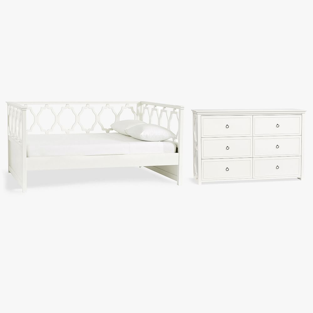 Elsie Daybed &amp; 6-Drawer Dresser Set