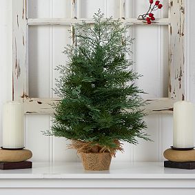 Christmas Tree with Burlap Base (2 Ft.)
