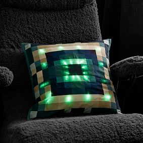 Minecraft&#8482; The End&#8482; Light-Up Portal Pillow Cover