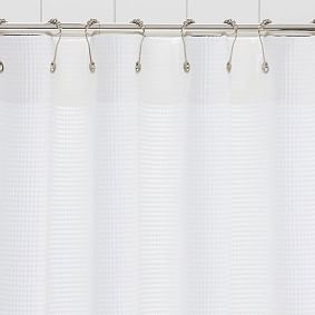 Waffle Weave Shower Curtain