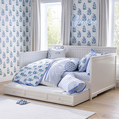 White full daybed with trundle sales