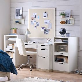 Rhys Desk &amp; Storage Tower Set